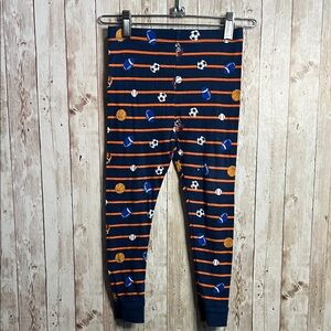 Carter Striped Sports Themed Pajama Pants